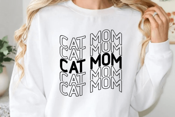 Cat Mom SVG Graphics and Crafts