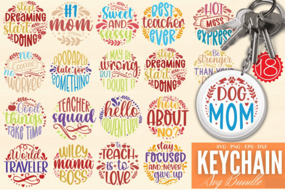 Keychain Mom SVG Bundle: Graphics and Crafts Review