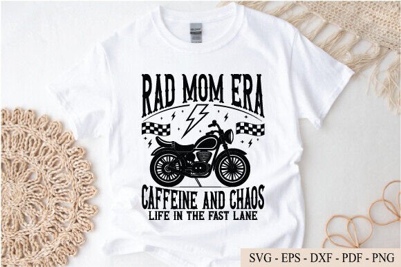 Mom Png, Rad Mom Era SVG,Trendy Mom SVG Graphics and Crafts